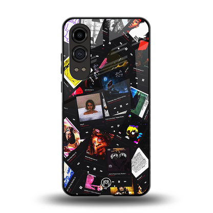 spotify and chill vibes music back phone cover | glass case for oneplus nord ce 4 lite