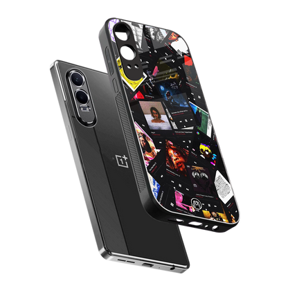 spotify and chill vibes music back phone cover | glass case for oneplus nord ce 4 lite