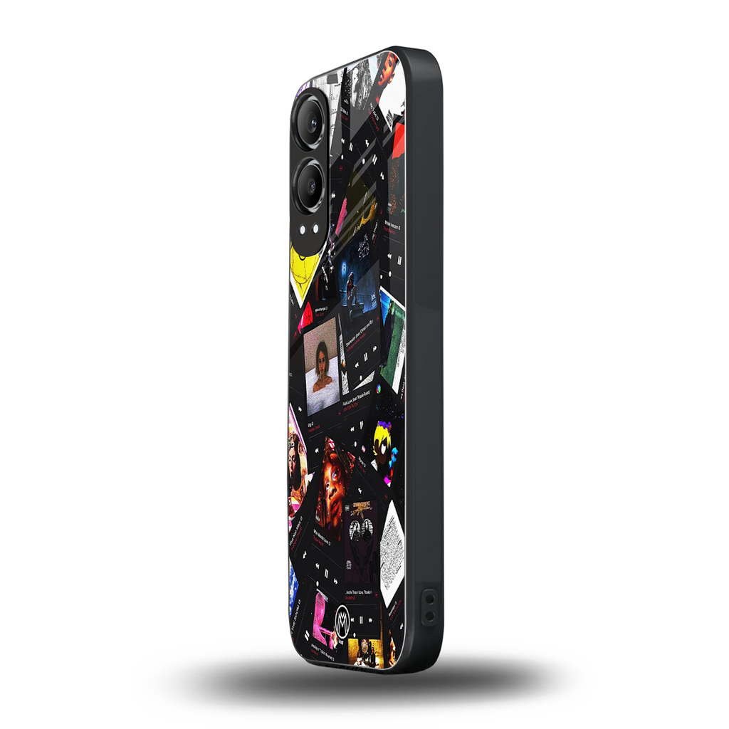 spotify and chill vibes music back phone cover | glass case for oneplus nord ce 4 lite