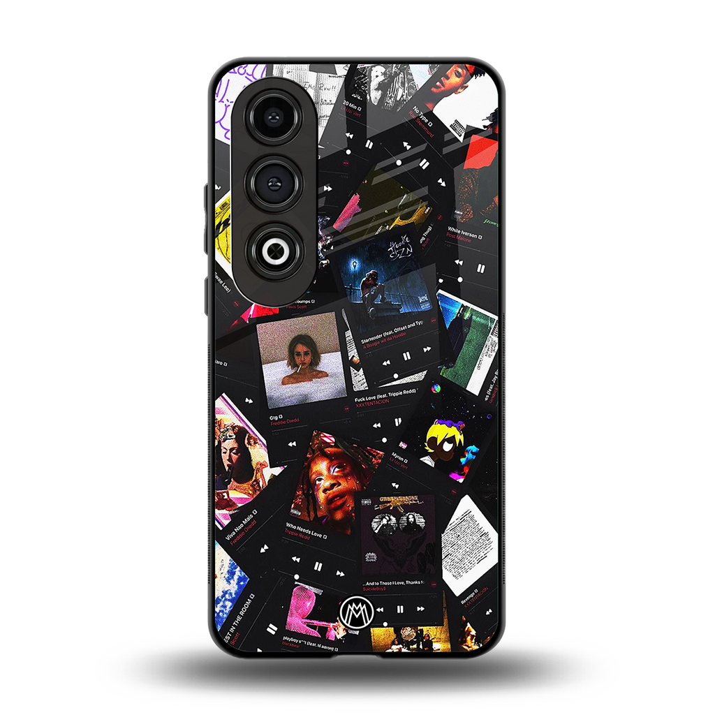 spotify and chill vibes music back phone cover | glass case for oneplus nord ce 4
