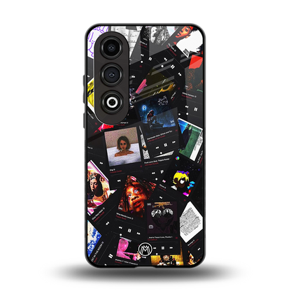 spotify and chill vibes music back phone cover | glass case for oneplus nord ce 4