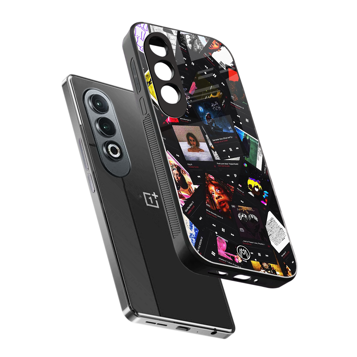 spotify and chill vibes music back phone cover | glass case for oneplus nord ce 4