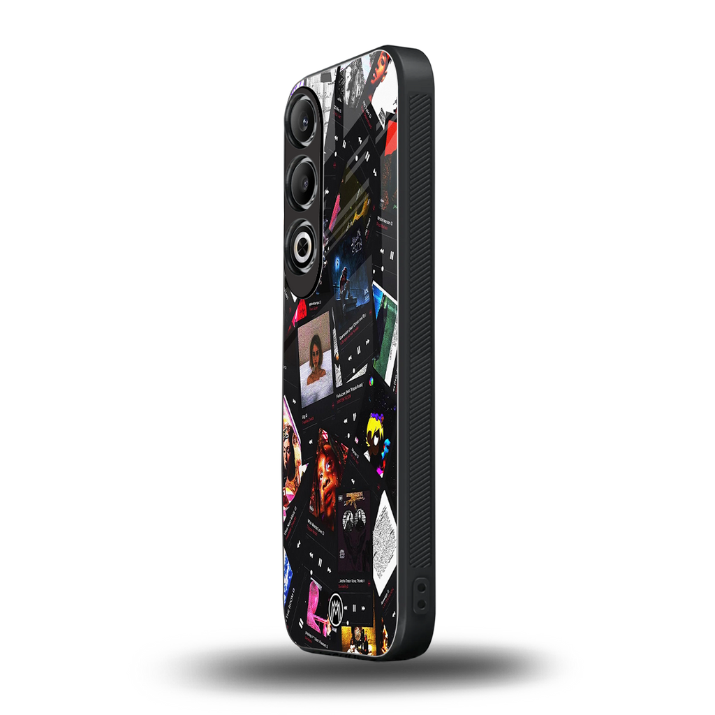 spotify and chill vibes music back phone cover | glass case for oneplus nord ce 4