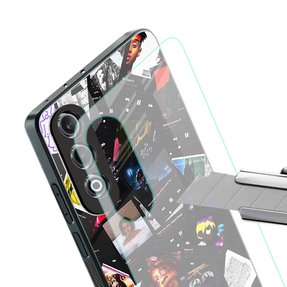 spotify and chill vibes music back phone cover | glass case for oneplus nord ce 4