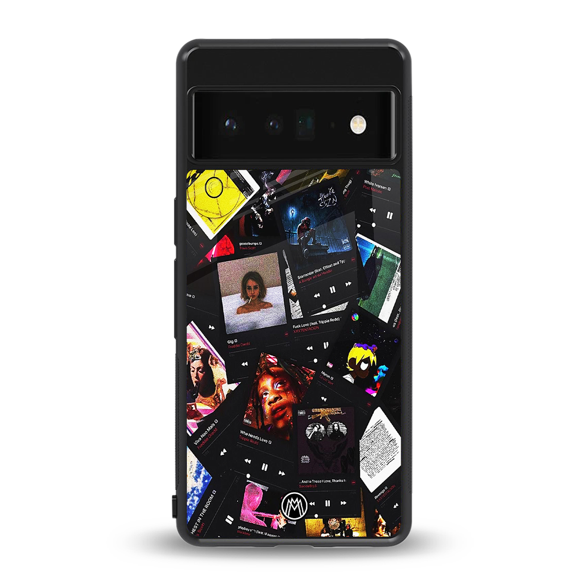 spotify and chill vibes music back phone cover | glass case for google pixel 6 pro