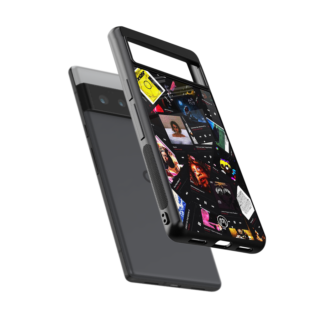 spotify and chill vibes music back phone cover | glass case for google pixel 6 pro