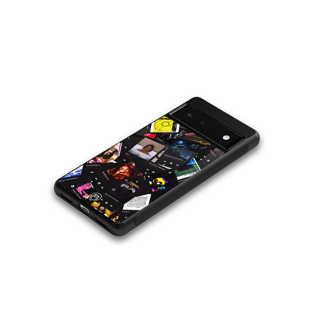 spotify and chill vibes music back phone cover | glass case for google pixel 6
