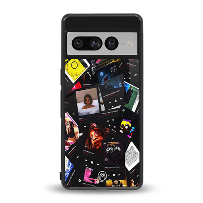 spotify and chill vibes music back phone cover | glass case for google pixel 7 pro