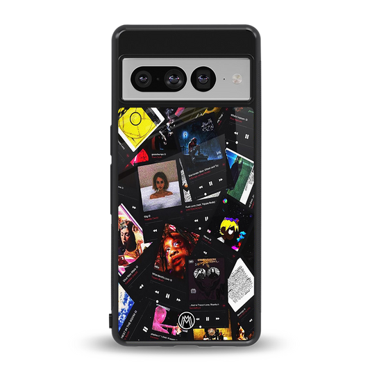 spotify and chill vibes music back phone cover | glass case for google pixel 7 pro
