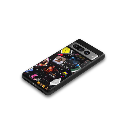 spotify and chill vibes music back phone cover | glass case for google pixel 7 pro