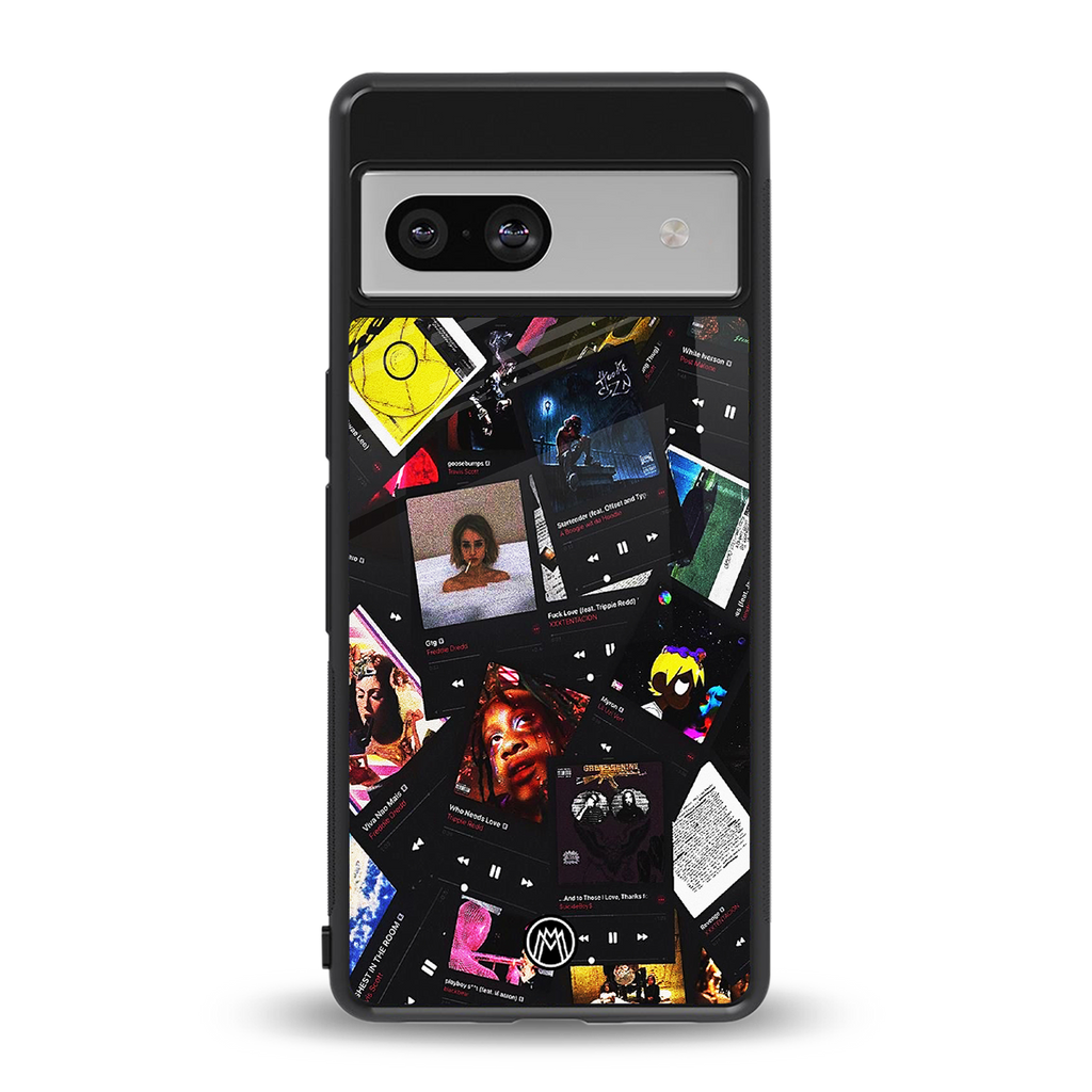 spotify and chill vibes music back phone cover | glass case for Google Pixel 7