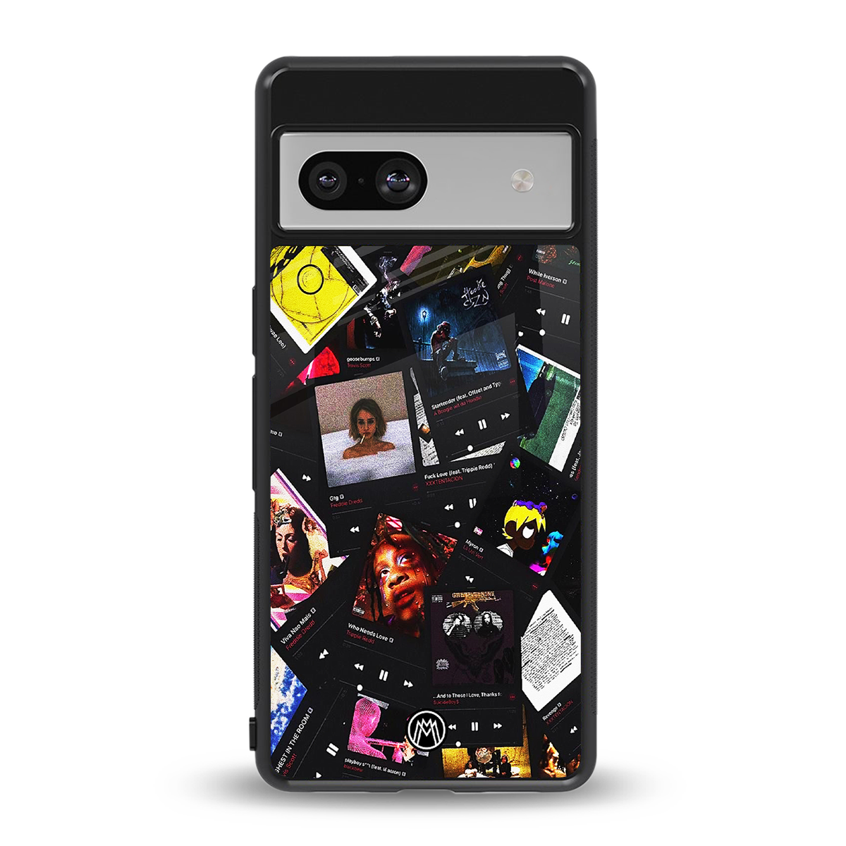 spotify and chill vibes music back phone cover | glass case for Google Pixel 7A