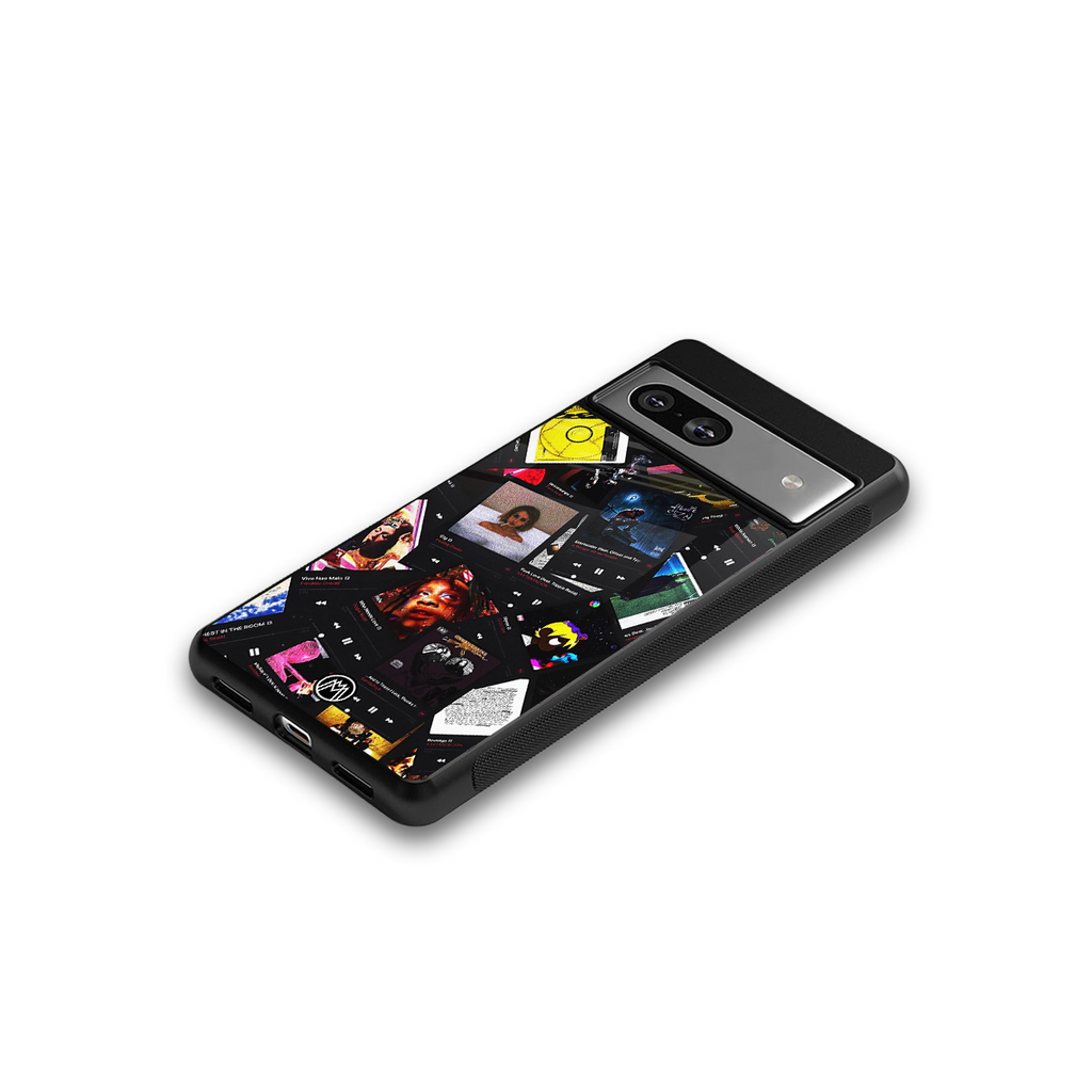 spotify and chill vibes music back phone cover | glass case for Google Pixel 7A