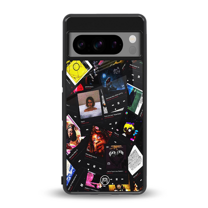 spotify and chill vibes music back phone cover | glass case for google pixel 8 pro