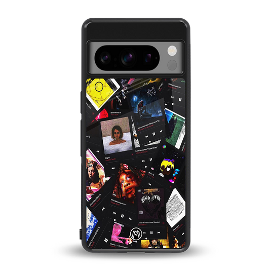 spotify and chill vibes music back phone cover | glass case for google pixel 8 pro