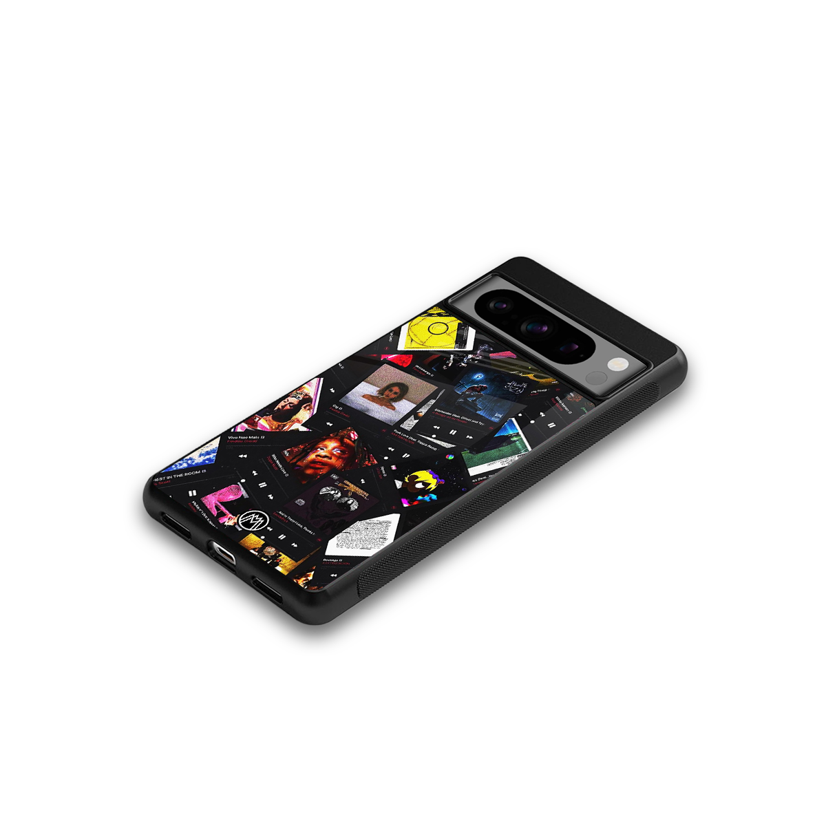 spotify and chill vibes music back phone cover | glass case for google pixel 8 pro