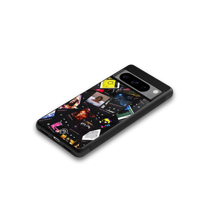 spotify and chill vibes music back phone cover | glass case for google pixel 8 pro