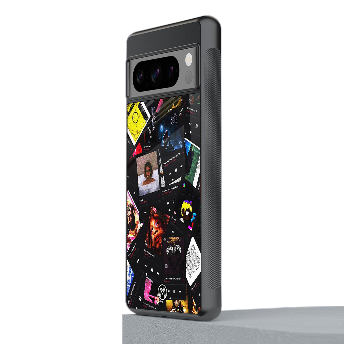 spotify and chill vibes music back phone cover | glass case for google pixel 8 pro