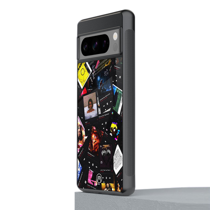 spotify and chill vibes music back phone cover | glass case for google pixel 8 pro