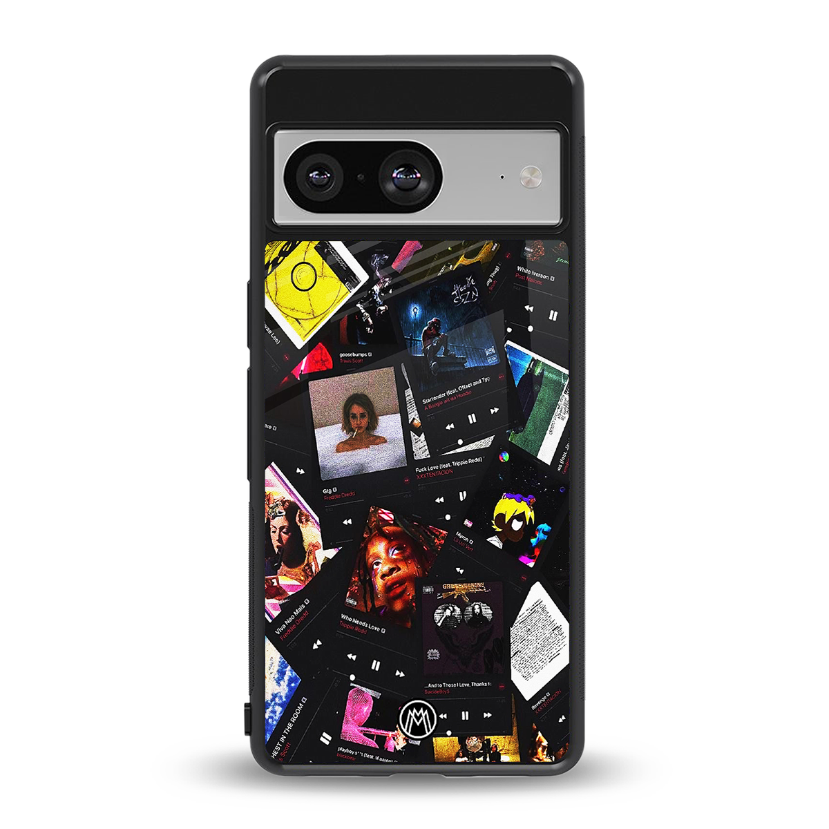 spotify and chill vibes music back phone cover | glass case for Google Pixel 8
