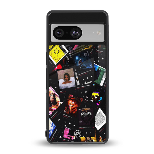 spotify and chill vibes music back phone cover | glass case for Google Pixel 8