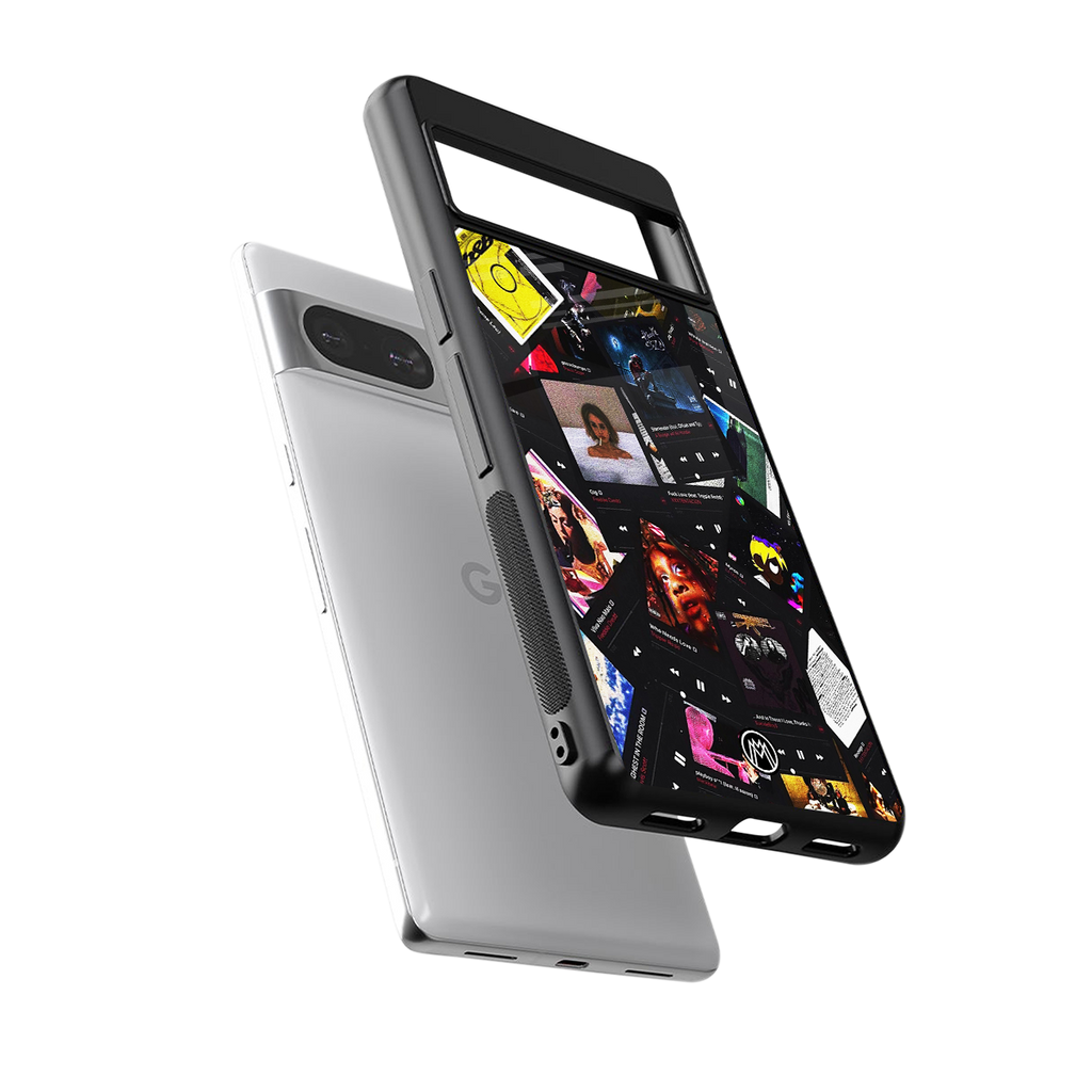 spotify and chill vibes music back phone cover | glass case for Google Pixel 8