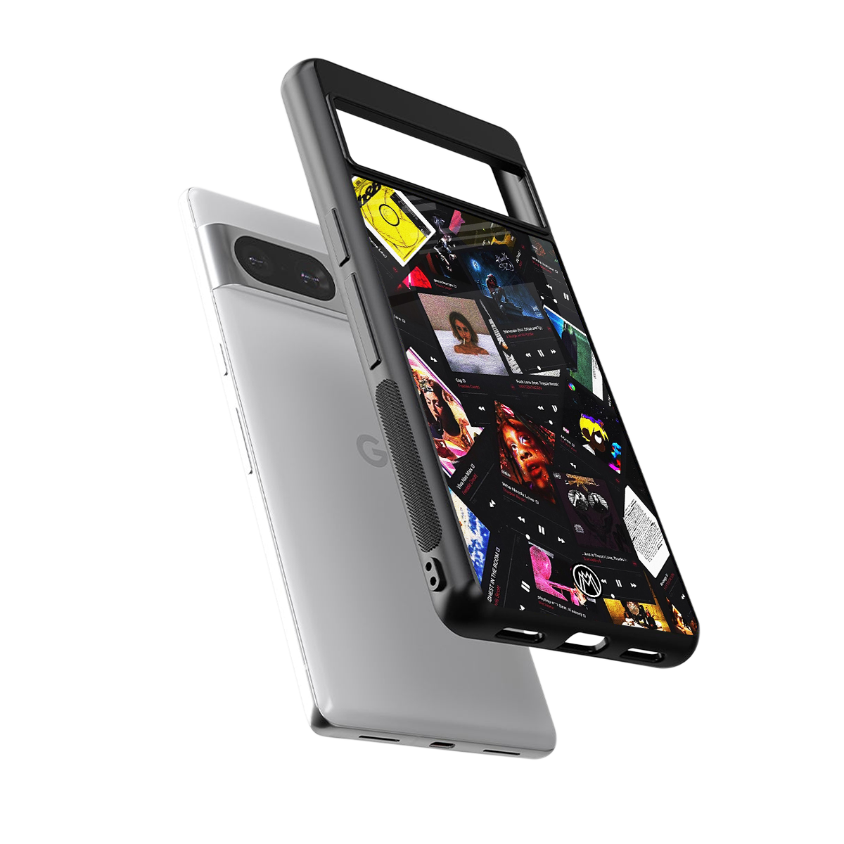 spotify and chill vibes music back phone cover | glass case for Google Pixel 8