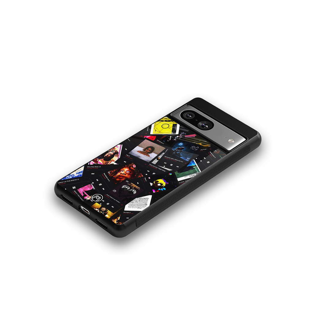 spotify and chill vibes music back phone cover | glass case for Google Pixel 8