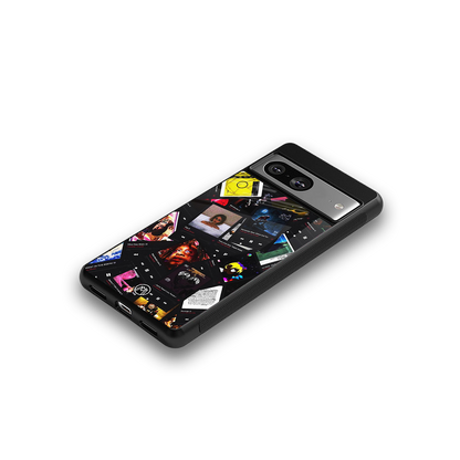 spotify and chill vibes music back phone cover | glass case for Google Pixel 8