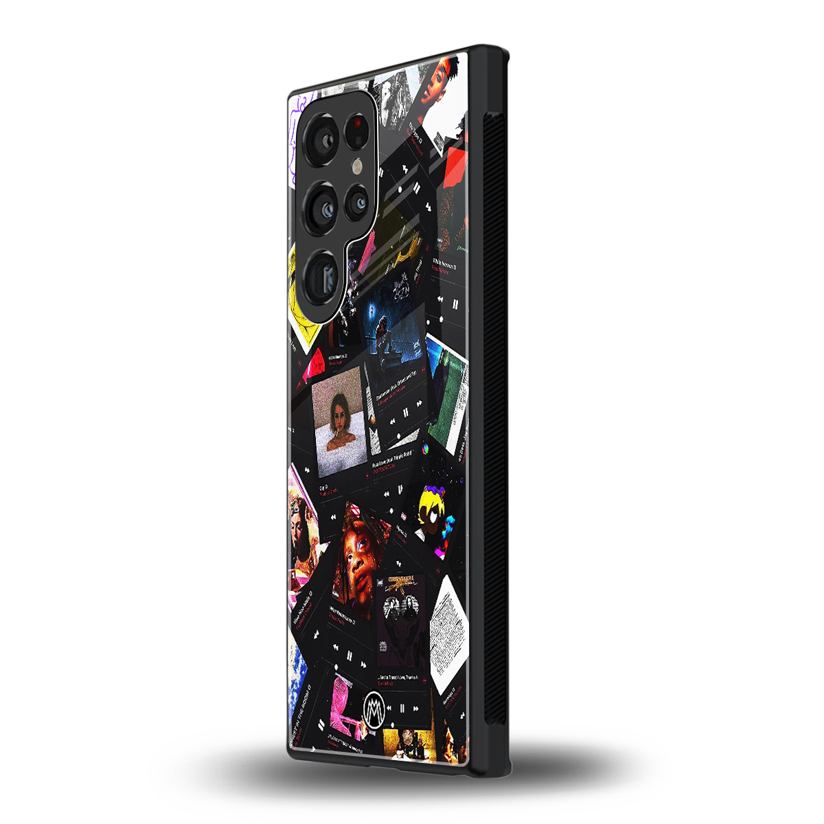 spotify and chill vibes music back phone cover | glass case for samsung galaxy s24 ultra