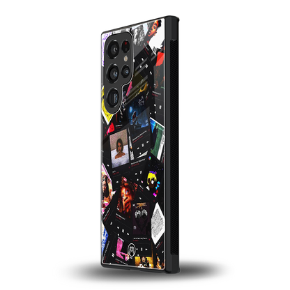 spotify and chill vibes music back phone cover | glass case for samsung galaxy s24 ultra