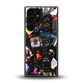 spotify and chill vibes music back phone cover | glass case for samsung galaxy s25 ultra