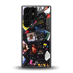 spotify and chill vibes music back phone cover | glass case for samsung galaxy s25 ultra