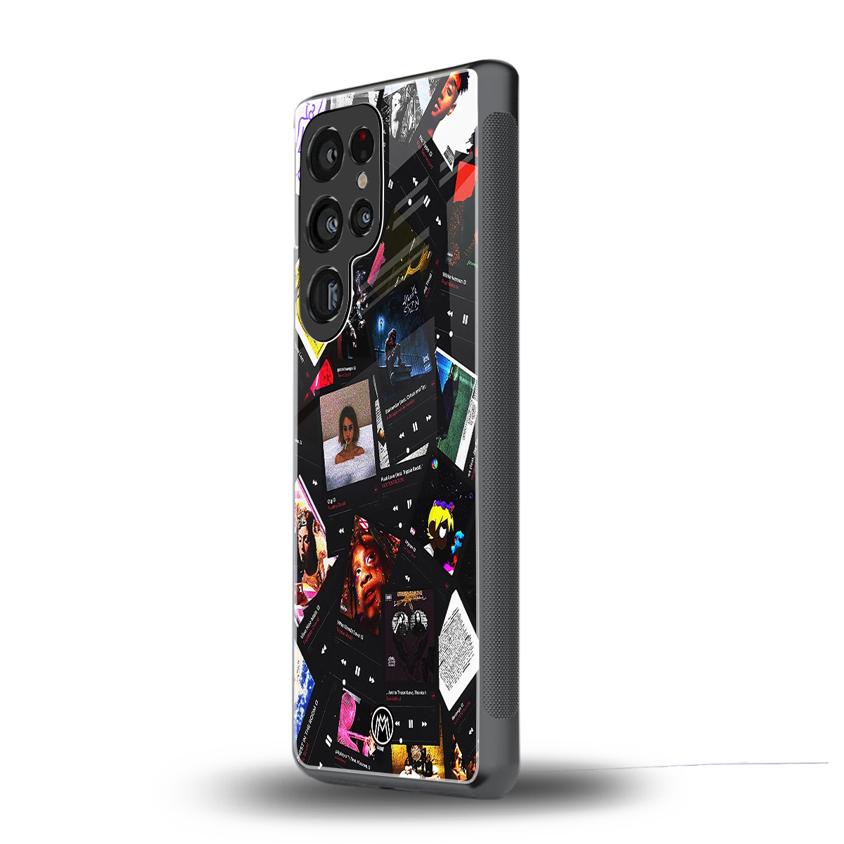 spotify and chill vibes music back phone cover | glass case for samsung galaxy s25 ultra