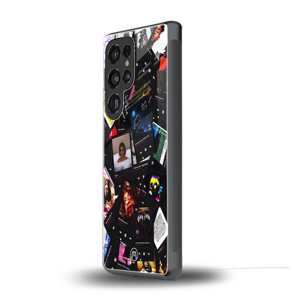 spotify and chill vibes music back phone cover | glass case for samsung galaxy s25 ultra