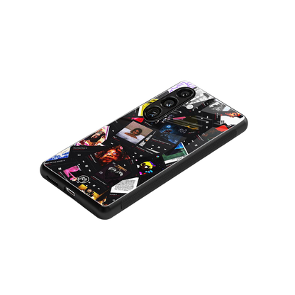 spotify and chill vibes music back phone cover | glass case for samsung galaxy s25 plus