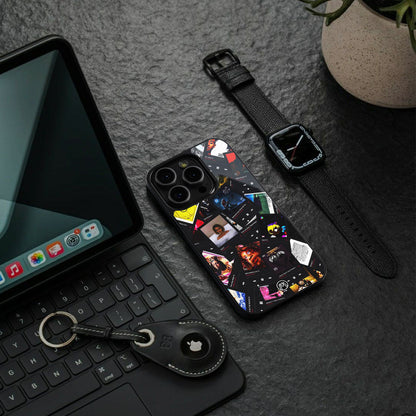 spotify and chill vibes music back phone cover | glass case for iphone 16