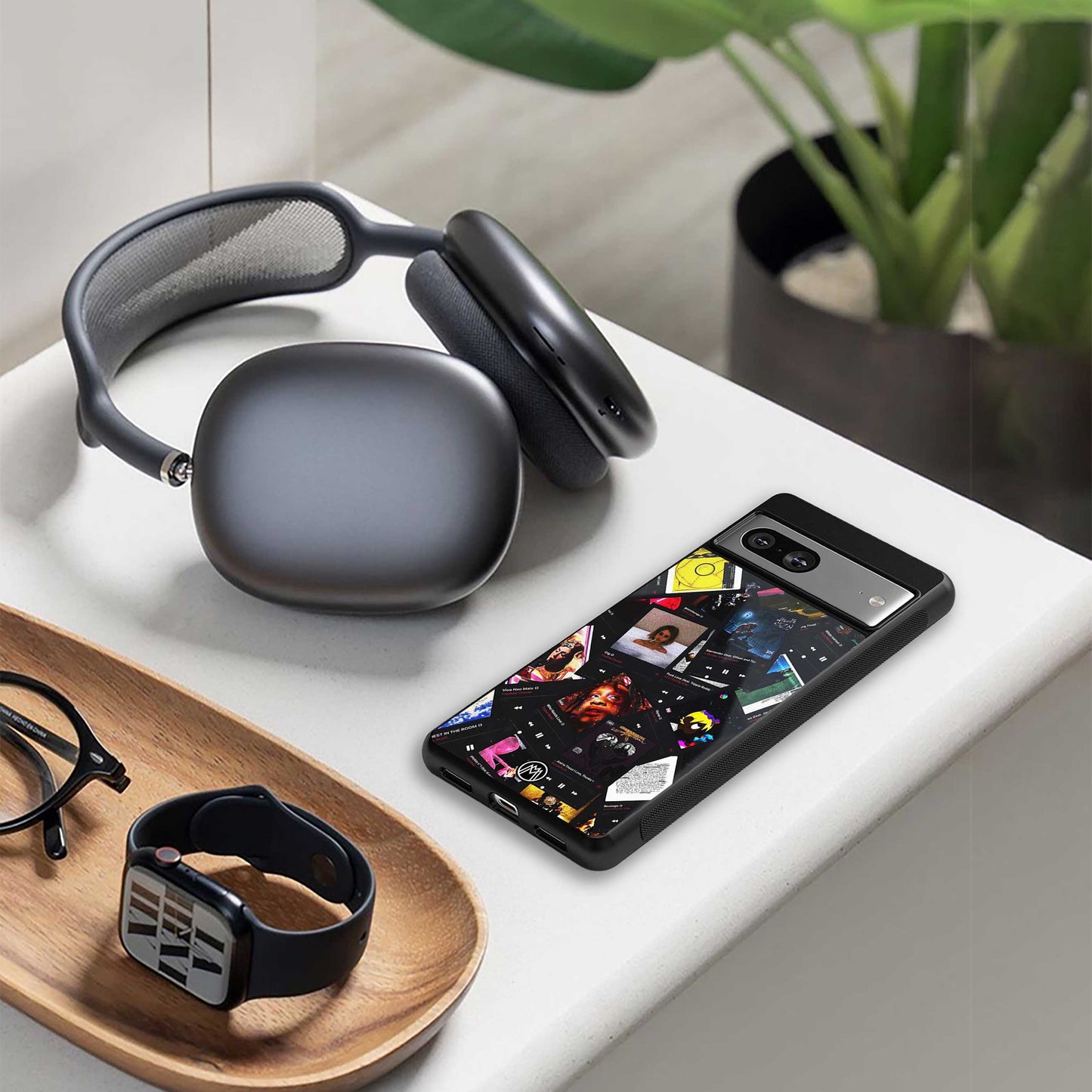 spotify and chill vibes music back phone cover | glass case for samsung galaxy s24 ultra