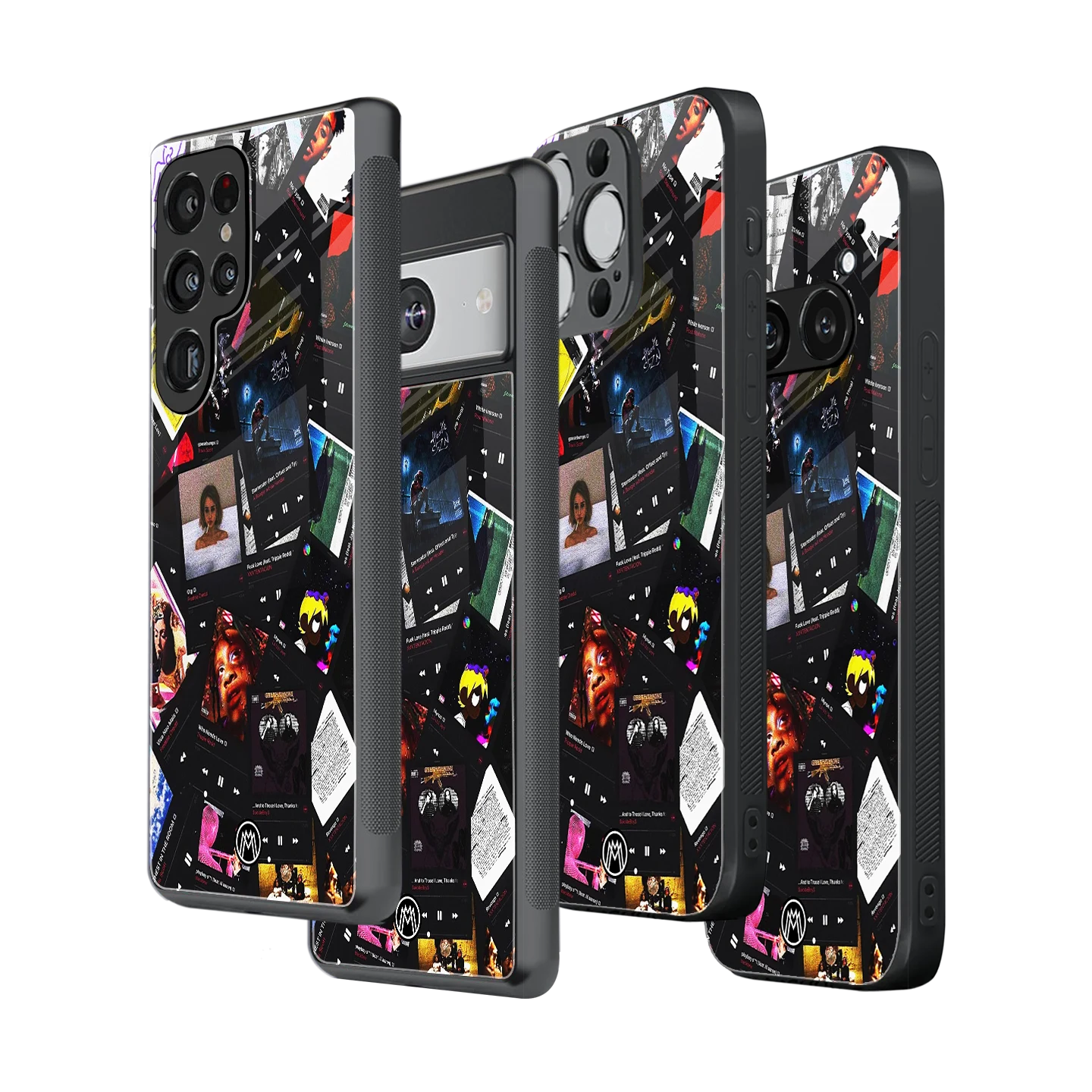 Stylish Glass Back Case for All Smartphones – iPhone, Samsung, OnePlus, Pixel, Redmi, Oppo, Vivo, Motorola
