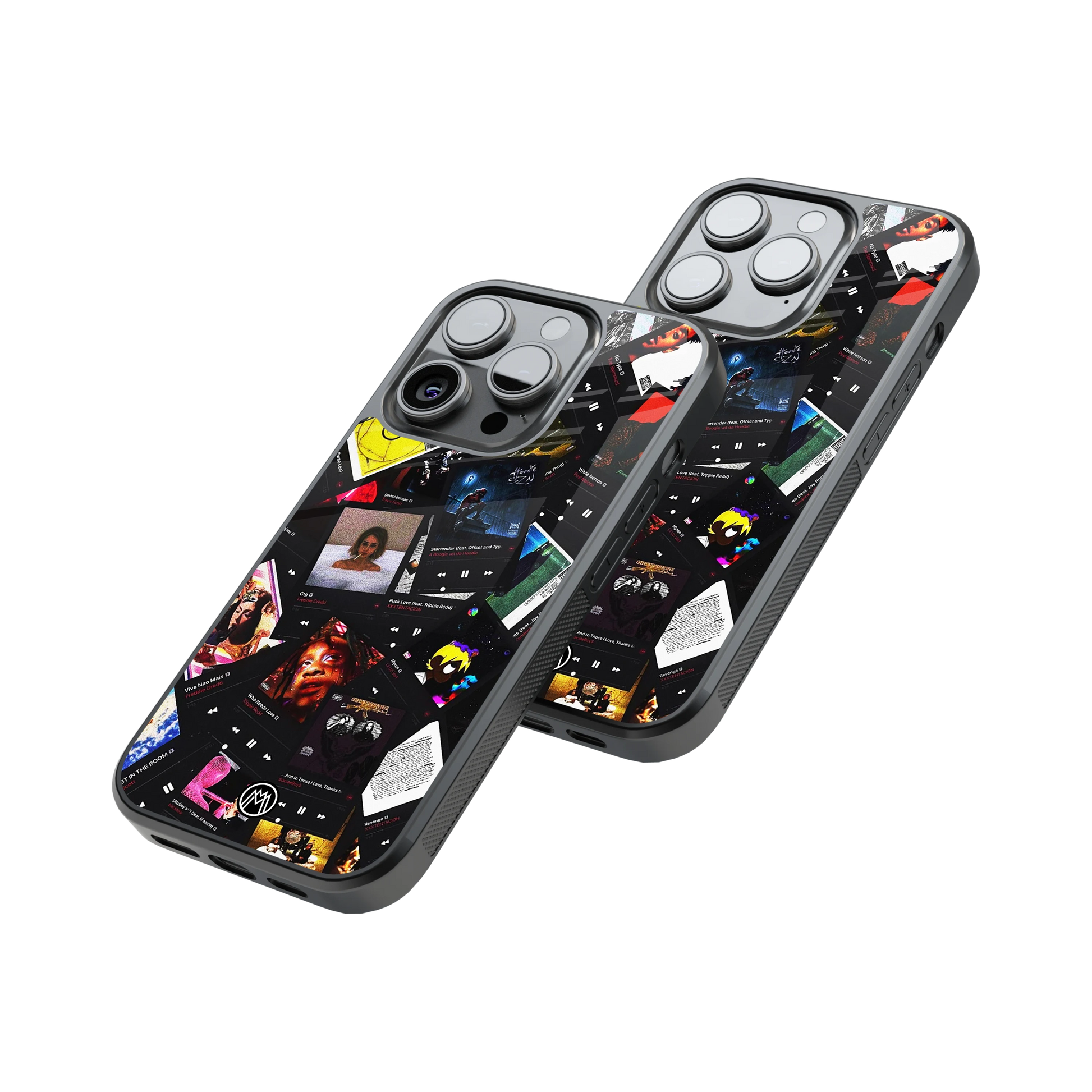 Protective Glass Back Phone Case Compatible with iPhone, Samsung, OnePlus, Pixel & More