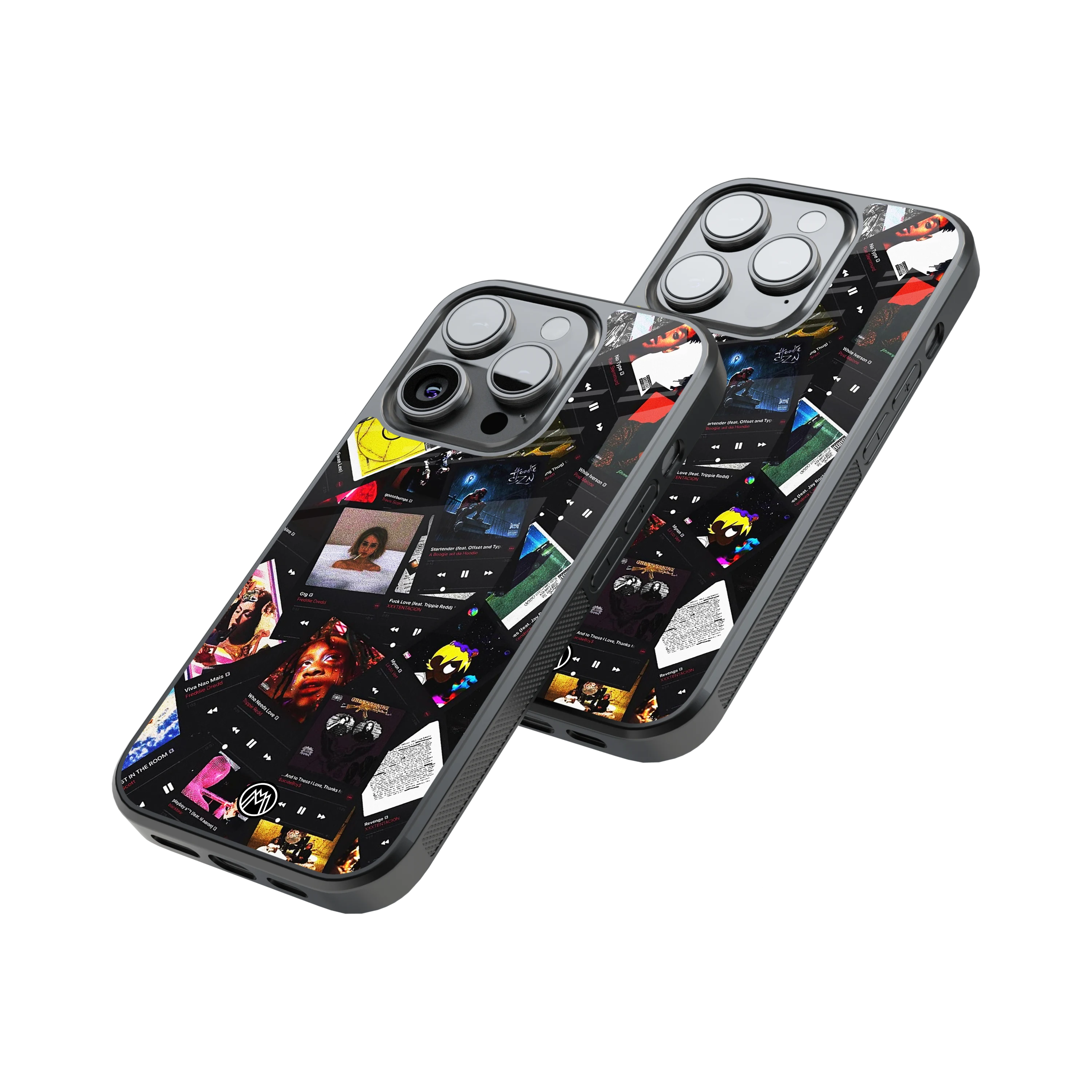 Protective Glass Back Phone Case Compatible with iPhone, Samsung, OnePlus, Pixel & More