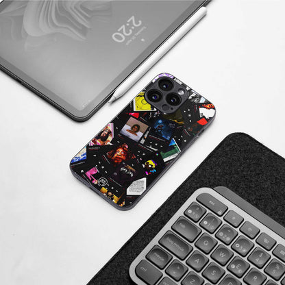 spotify and chill vibes music back phone cover | glass case for iphone 13 mini