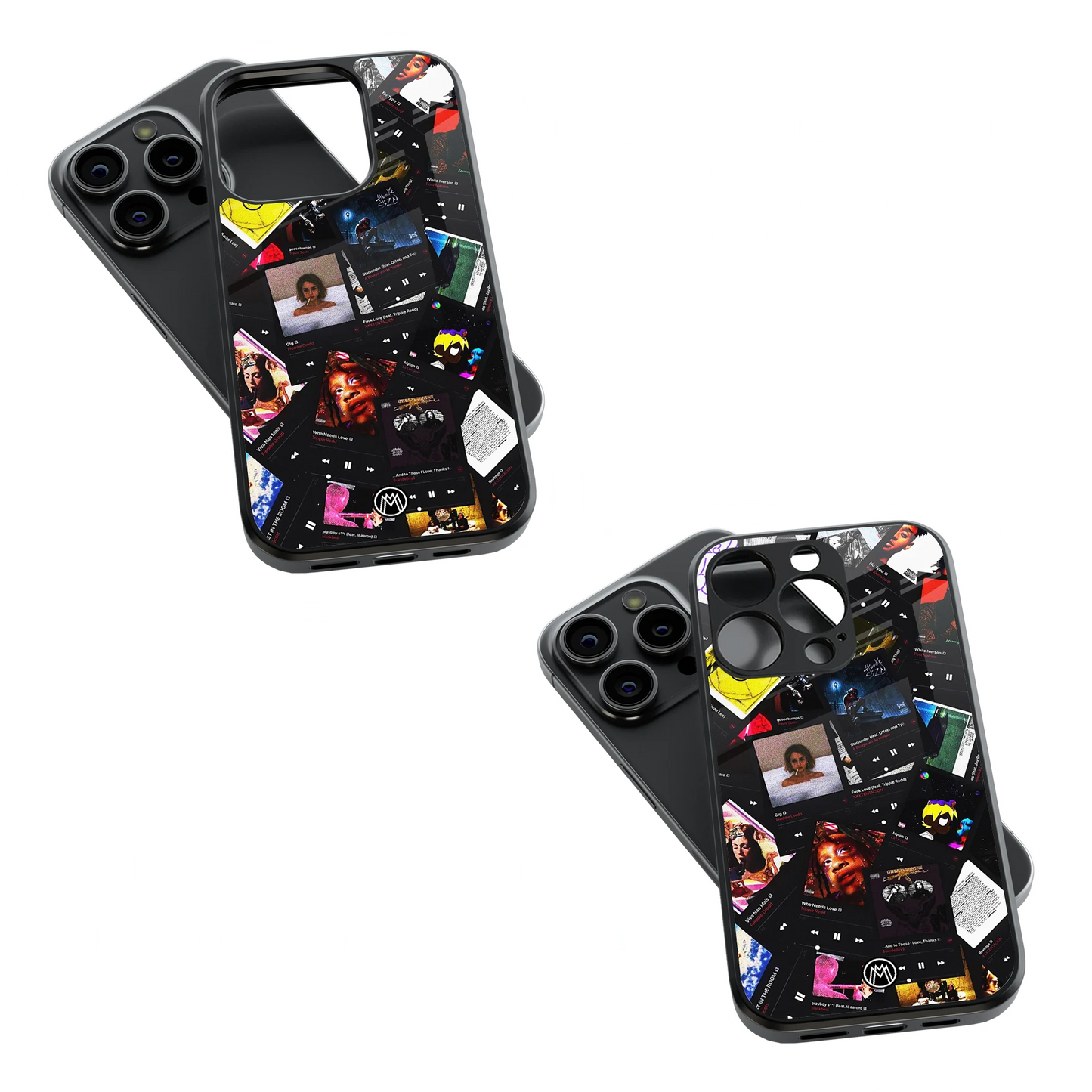 Trendy Glass Back Mobile Case for iPhone, Samsung, Redmi, OnePlus, Google Pixel, Motorola