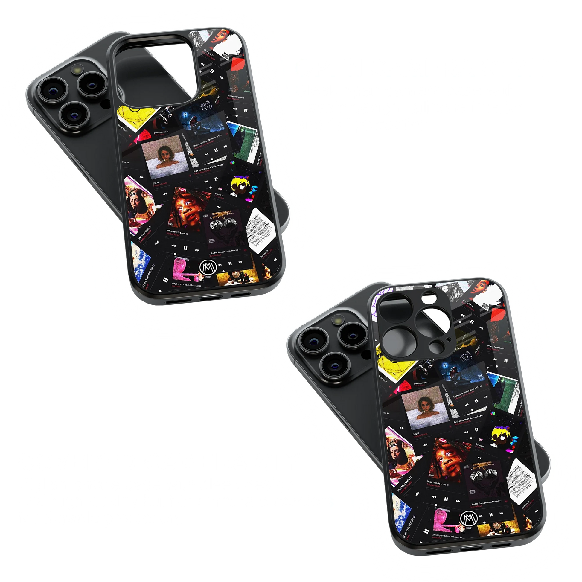 Trendy Glass Back Mobile Case for iPhone, Samsung, Redmi, OnePlus, Google Pixel, Motorola