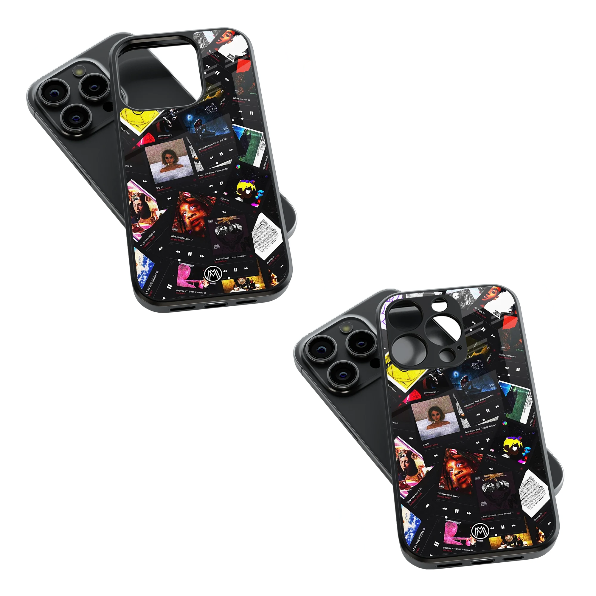 Trendy Glass Back Mobile Case for iPhone, Samsung, Redmi, OnePlus, Google Pixel, Motorola
