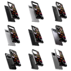 Durable Glass Back Mobile Case for iPhone, Samsung, OnePlus, Google Pixel, Redmi, Vivo, Oppo