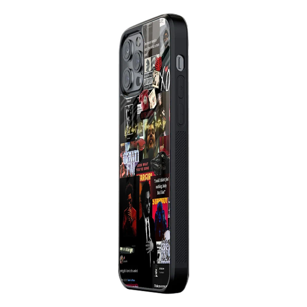 Slim Glass Back Phone Case for Multiple Brands iPhone, Samsung, Redmi, OnePlus, Oppo, Vivo