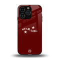 star girl back phone cover | glass case for iphone 13 pro