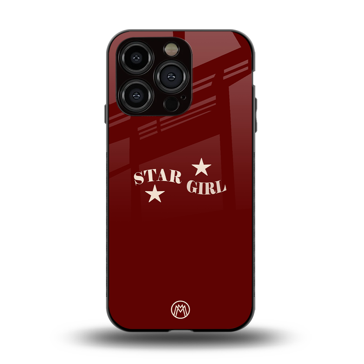 star girl back phone cover | glass case for iphone 13 pro