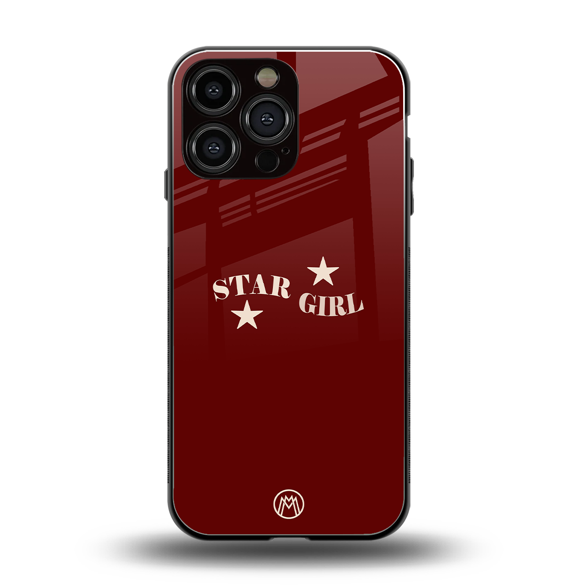 star girl back phone cover | glass case for iphone 15 pro max